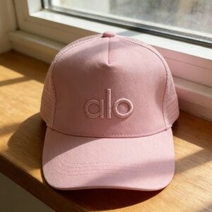 ALO Yoga Pink Trucker Hat